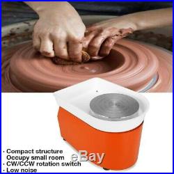 350W 110V Electric Pottery Wheel Machine For Ceramic Work Clay Art Craft 25cm