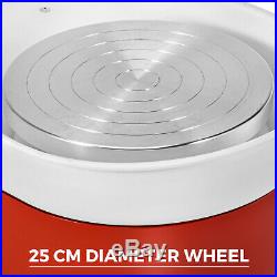 350W 25CM Electric Pottery Wheel Ceramic Machine Work Clay Art Craft DIY 110V