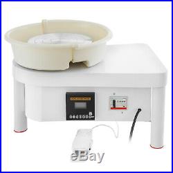 350W 28CM Electric Pottery Wheel Ceramic Machine Work Clay Art Craft DIY 110V