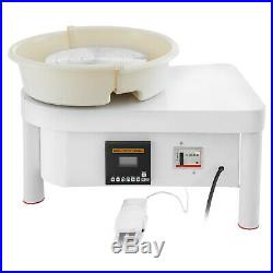 350W 28CM Electric Pottery Wheel Ceramic Machine Work Clay Art Craft DIY 110V