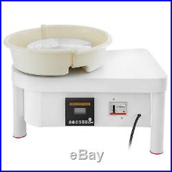 350W 28CM Electric Pottery Wheel Ceramic Machine Work Clay Art Craft DIY 110V