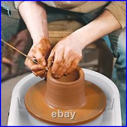 350W Electric Pottery Wheel Machine 110V 25CM For Ceramic Work Clay Art Craft
