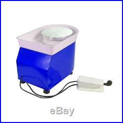 350W Electric Pottery Wheel Machine Ceramic Craft Clay Art Work DIY Gift Blue