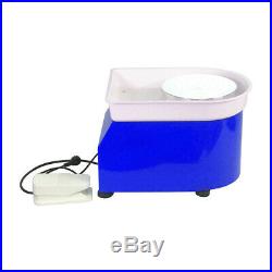 350W Electric Pottery Wheel Machine Ceramic Craft Clay Art Work DIY Gift Blue