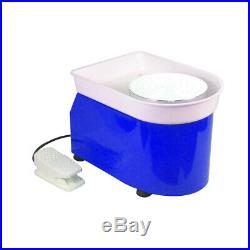 350W Electric Pottery Wheel Machine Ceramic Craft Clay Art Work DIY Gift Blue