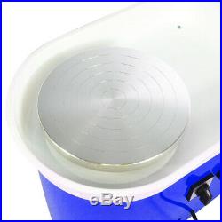 350W Electric Pottery Wheel Machine Ceramic Craft Clay Art Work DIY Gift Blue