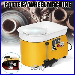 350W Electric Pottery Wheel Machine For Ceramic Work Clay Art Craft 110V