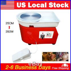 350W Electric Pottery Wheel Machine For Ceramic Work Clay Art Craft 110V US Fast