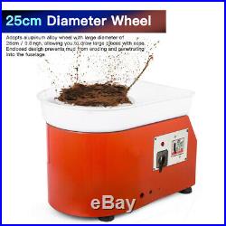 350W Electric Pottery Wheel Machine For Ceramic Work Clay Art Craft 110V US Fast