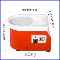 350W Electric Pottery Wheel Machine For Ceramic Work Clay Art Craft 110V US Fast