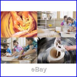 350W Electric Pottery Wheel Machine For Ceramic Work Clay Art DIY Craft 110V