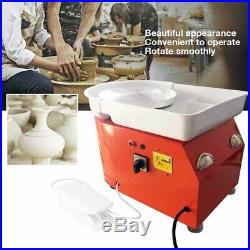 350W Electric Pottery Wheels Machine Ceramics Work Clay Craft Art School Teach