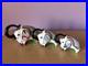 (3) Elephants Art Porcelain Studio Pottery Ceramic Figurines Sculptures Spain