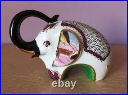(3) Elephants Art Porcelain Studio Pottery Ceramic Figurines Sculptures Spain