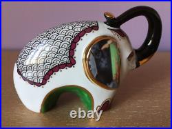 (3) Elephants Art Porcelain Studio Pottery Ceramic Figurines Sculptures Spain