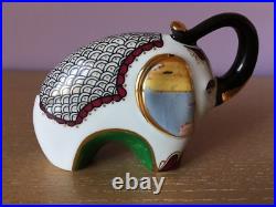 (3) Elephants Art Porcelain Studio Pottery Ceramic Figurines Sculptures Spain (3) Elephants Art Porcelain Studio Pottery Ceramic Figurines Sculptures Spain