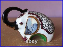 (3) Elephants Art Porcelain Studio Pottery Ceramic Figurines Sculptures Spain
