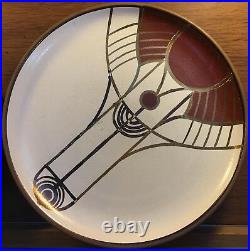 (4) Frank Lloyd Wright design, prototype plates by Heath Ceramics (1986-1988)