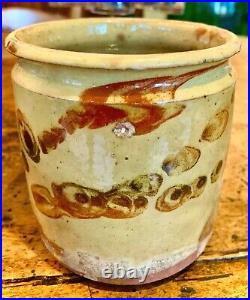 5 Sample French Antique Pot Confit Pottery Vessel Faience Ceramic Earthenware