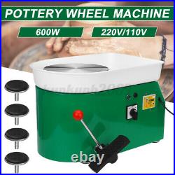 600W 110V Brushless Electric Pottery Wheel Machine Ceramic Work Clay Art