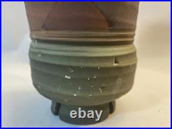 7 Jim Kemp Pottery Covered Urn or Vase Indiana Ceramics 1990s Signed studio art