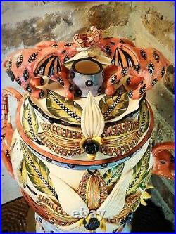 ARDMORE CERAMICS Elephant Tureen with lid / art pottery / AFRICAN ART big pc