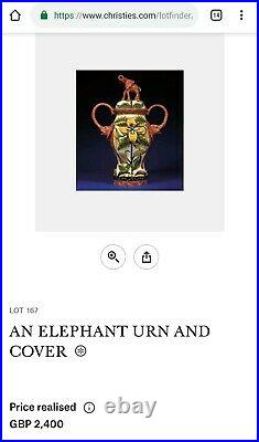 ARDMORE CERAMICS Elephant Tureen with lid / art pottery / AFRICAN ART big pc