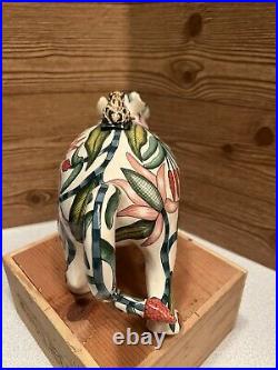ARDMORE Ceramic Art Hippo Tea / Coffee Pot. Rare