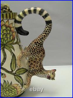 ARDMORE Ceramic Art Leopard Coffee Pot