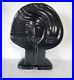 ART DECO, Harris Pottery, Black Ceramic Female Bust