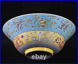 A Pair Fine Collectable Art Handmade colour enamels Porccelain Flowers Bowl