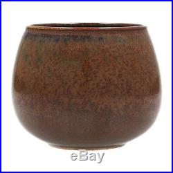 A Stig Lindberg Gustavsberg studio hand bowl Swedish midcentury art pottery