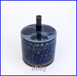 A Unique, Large, Blue Ceramic Vase Carl-Harry Stålhane Designhuset 1973