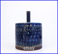 A Unique, Large, Blue Ceramic Vase Carl-Harry Stålhane Designhuset 1973