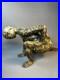 Abstract Ceramic Figure Sculpture Cracking