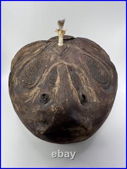 Al Davis Signed Art Pottery Ceramic Wombat / Bear Oil Lantern Provincetown, MA