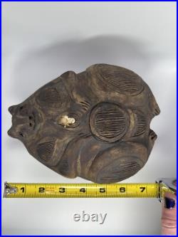 Al Davis Signed Art Pottery Ceramic Wombat / Bear Oil Lantern Provincetown, MA