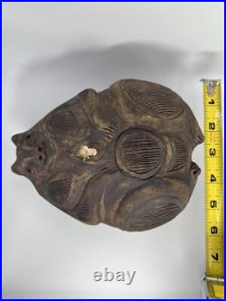 Al Davis Signed Art Pottery Ceramic Wombat / Bear Oil Lantern Provincetown, MA