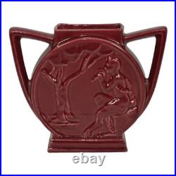 Alamo Texas Pottery Red 1940s Mid Century Modern Art Pottery Ceramic Vase 701 Alamo Texas Pottery Red 1940s Mid Century Modern Art Pottery Ceramic Vase 701