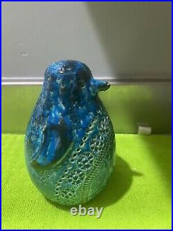 Aldo Londi Bitossi Rimini Blue Italian Mid Century Modernism Pottery Penguin
