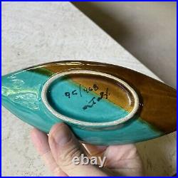 Aldo Londi Bitossi italian ceramic pottery fish Tray Midcentury 1950s Rare