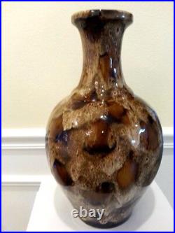 Alexander Kalifano Vase Home Decor Huge 14 Tall Ceramic Glazed Art Pottery