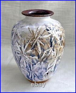 Amazing Vintage Hand Thrown Studio Art Pottery Vase, Signed Pierce