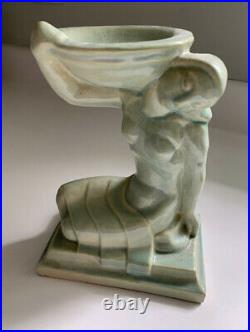 American Encaustic Tile Co. Aetco Art Deco Ceramic Pottery Figurine of a Beauty