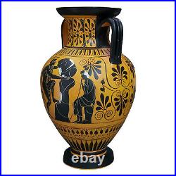 Amphora Myth of Sisyphus Persephone Hades Vase Ancient Greek Pottery Ceramic