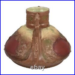 Amphora Teplitz Austrian Art Nouveau Pottery Large Brown Ceramic Handled Vase