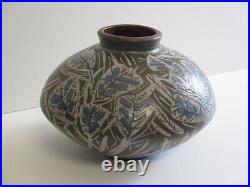 Amy Donaldson Pot Pottery Ceramic Large Modernist 1960's California Painting Art