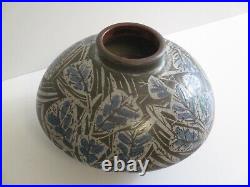 Amy Donaldson Pot Pottery Ceramic Large Modernist 1960's California Painting Art