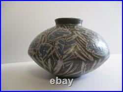 Amy Donaldson Pot Pottery Ceramic Large Modernist 1960's California Painting Art