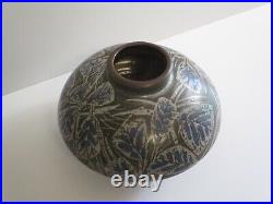 Amy Donaldson Pot Pottery Ceramic Large Modernist 1960's California Painting Art